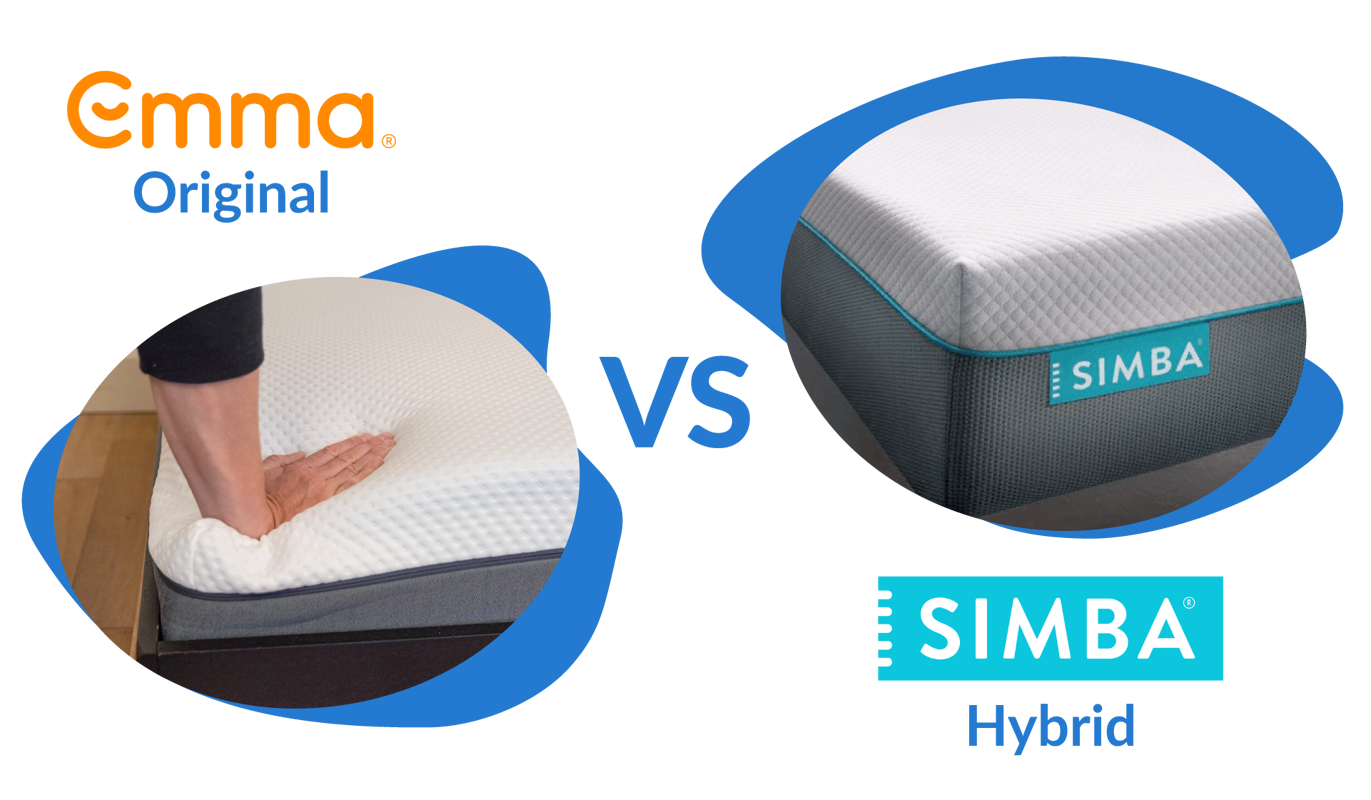 Emma Vs Simba Mattress Comparison UK 2024
